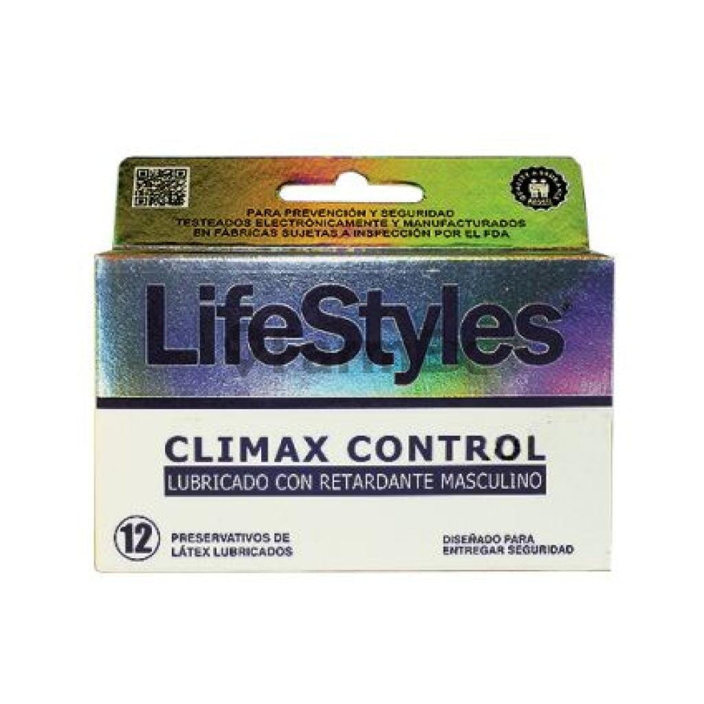 LifeStyle Climax Control x 12 Preservativos Farmex-BanMedica-Persistente